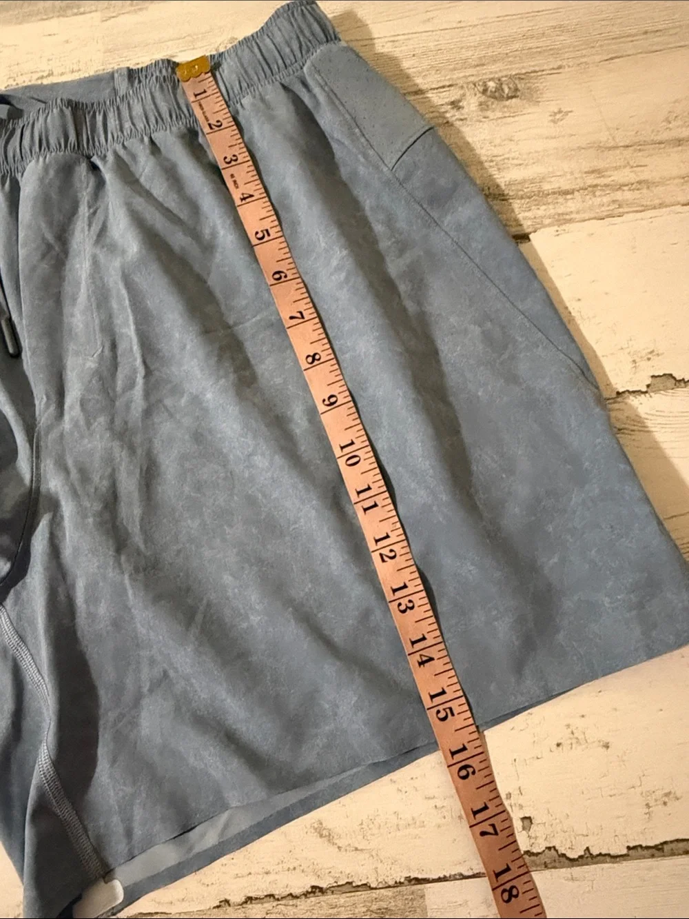 lululemon athletica Men's Slate Blue Athletic Shorts - Picture 8 of 10